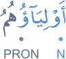 awliyāuhumu