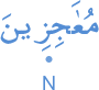 muʿājizīna